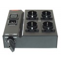 Switch bypass de mantenimiento y regleta Schuko (hasta 3K) Lapara