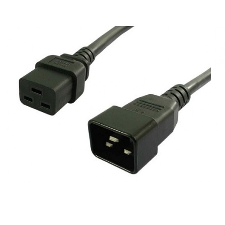 Cable electrico 230V C19-hembra a C20-macho 1,5 m