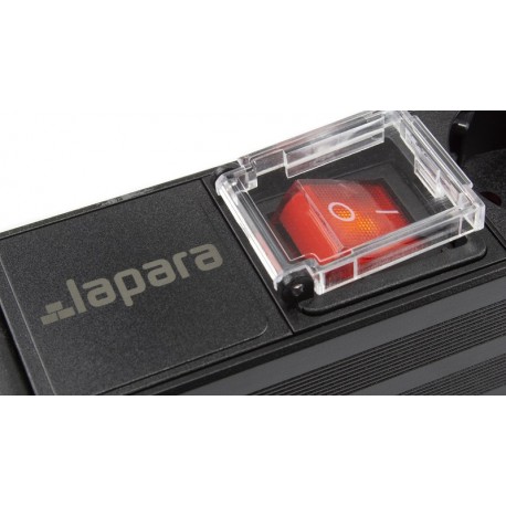 Regleta rack 19" 16A 8x tomas schuko con interruptor Lapara