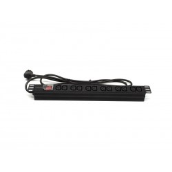 Regleta rack 19" 12 X IEC C13 con interruptor Lapara 2