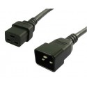 Cable electrico 230V C19-hembra a C20-macho 1,5 m