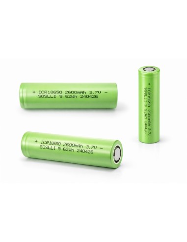 Batería de litio recargable 2600mAh y 3.7V