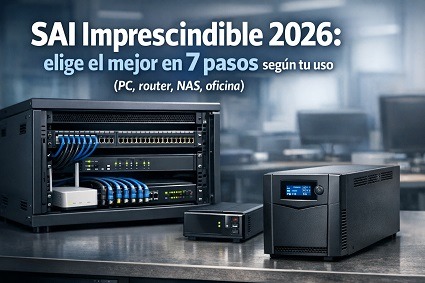 SAI Imprescindible 2026: elige el mejor en 7 pasos según tu uso (PC, router, NAS, oficina)